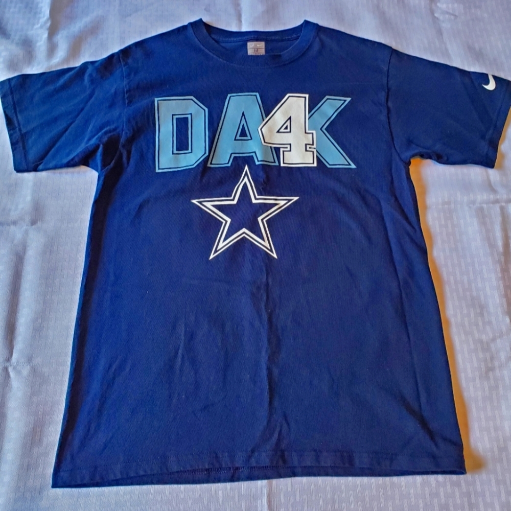 NFL PLAYERS Dallas Cowboys Dak Prescott Nike Tee Size M